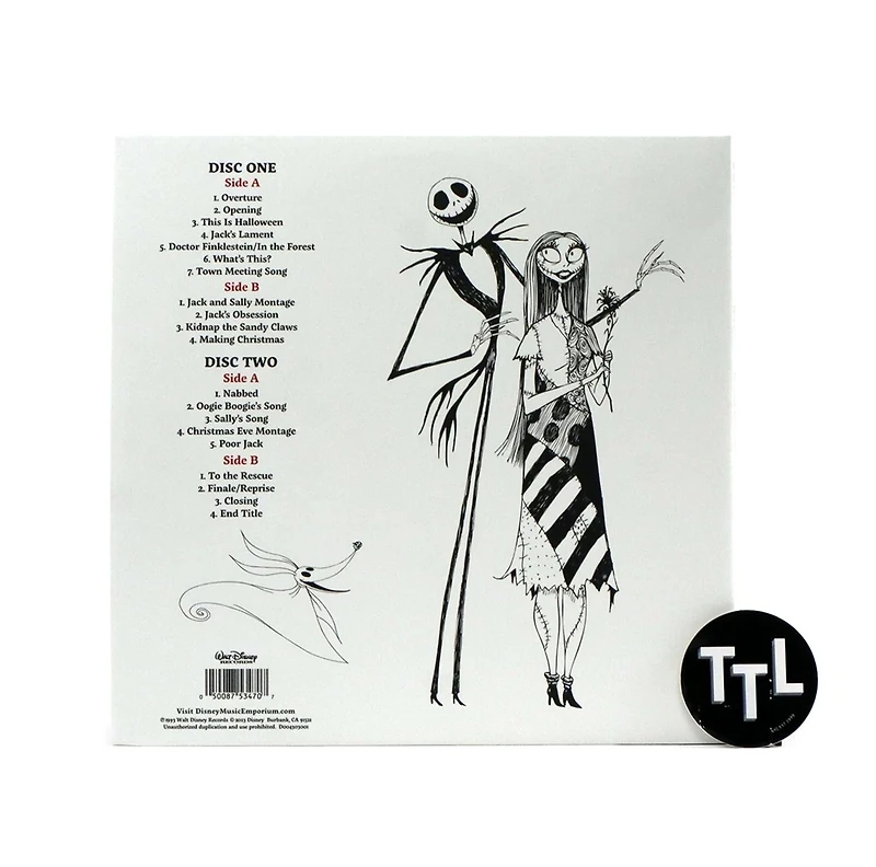 Danny Elfman The Nightmare Before Christmas Soundtrack (Zoetropic Pic Disc) Vinyl 2LP