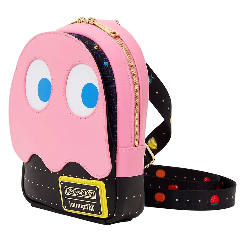 Pac-Man Pinky Ghost Crossbody Bag