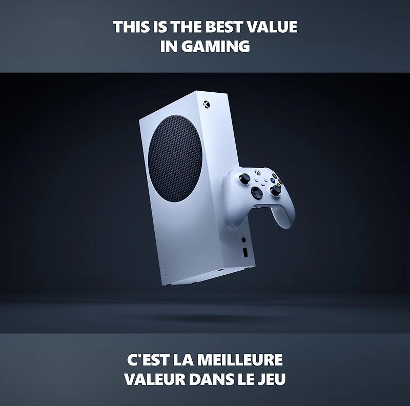 Xbox Series S - All Digital Gaming Console - 1TB SSD - Includes Xbox Wireless Controller - 120FPS - Robot White 