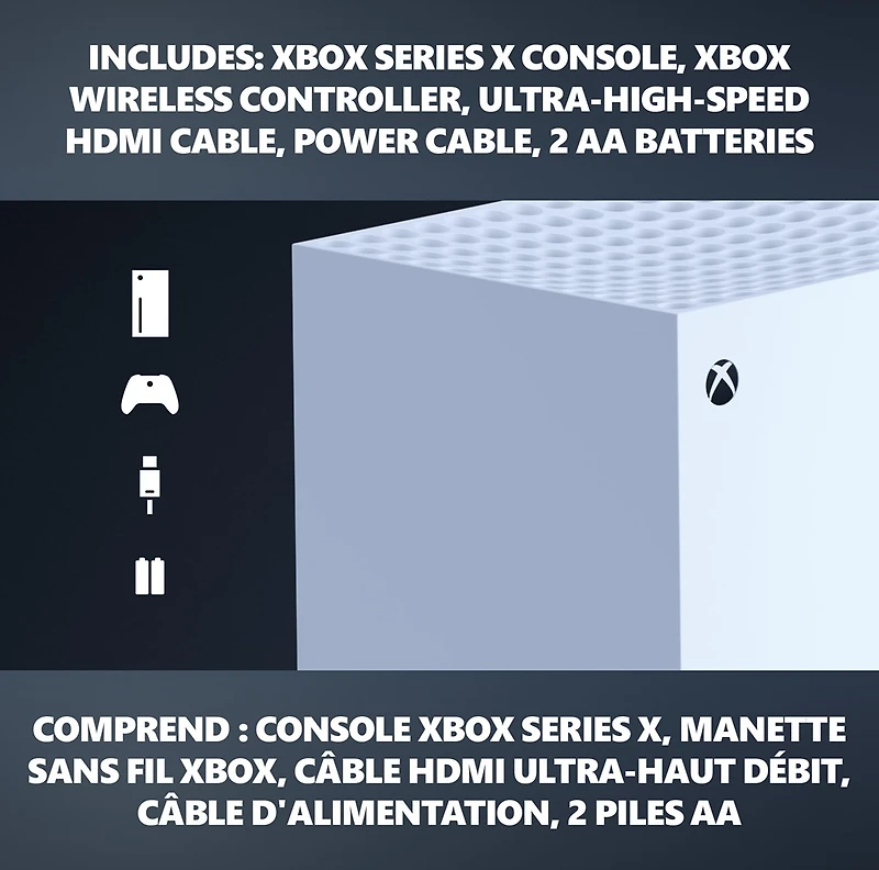 Xbox Series X - All Digital Gaming Console - 1TB SSD - Includes Xbox Wireless Controller - 4K Gaming - 120FPS - Robot White 