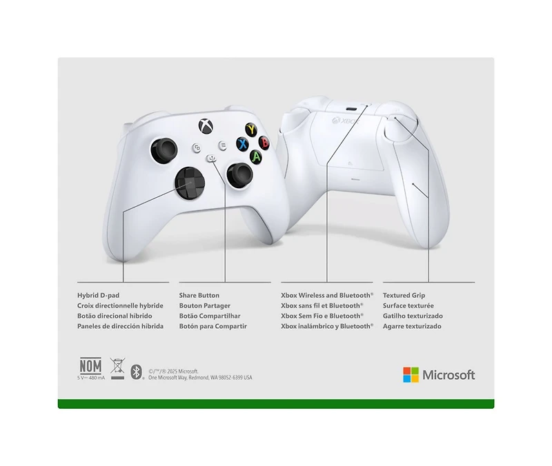 White Xbox Wireless Controller 