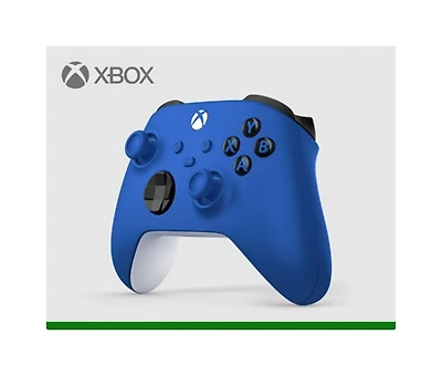Manette sans fil Xbox bleue 