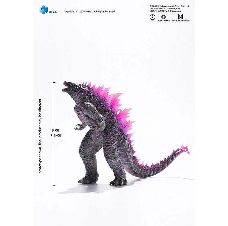 Godzilla x Kong The New Empire Godzilla Evolved Translucent Ver. 7-Inch statue