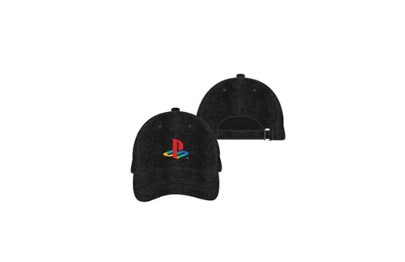 PlayStation Logo Black Denim Cap