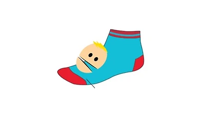 South Park Canadian Blue Socks