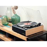 Victrola Eastwood Manual Three-Speed Turntable with Bluetooth (Bamboo) 