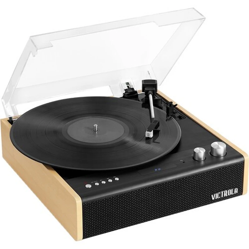 Victrola Eastwood Manual Three-Speed Turntable with Bluetooth (Bamboo) 