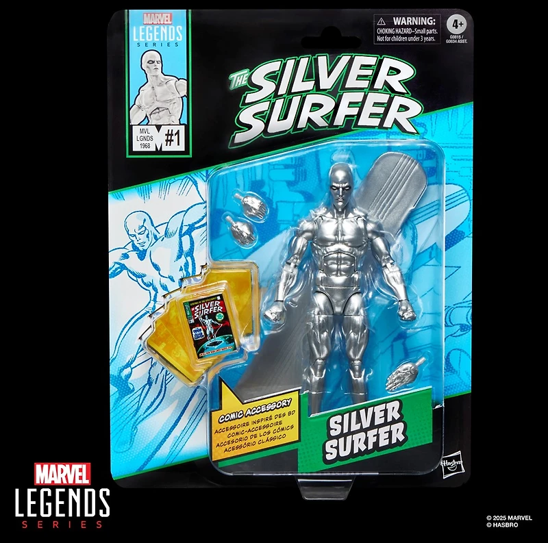Marvel Legends Series Silver Surfer Fantastic Four Action Figure 