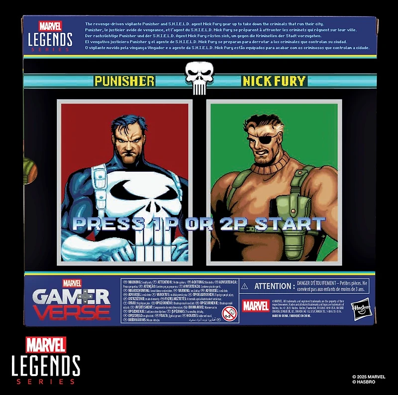 Marvel Legends Series Gamerverse Punisher and Nick Fury