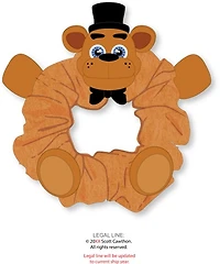 Five Nights At Freddys Freddy Fazbear Plush Scrunchie