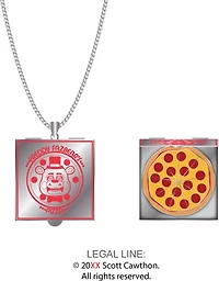 Five Nights At Freddys Pizza in Pizza Box Necklace