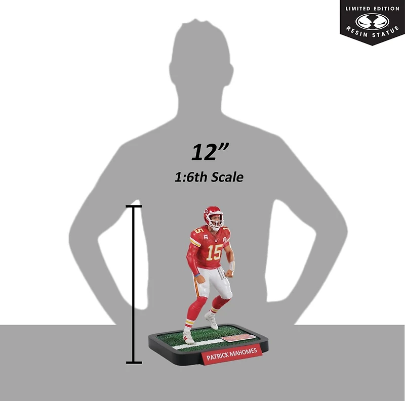 NFL Patrick Mahomes (Kansas City Chiefs) 1:6th Scale Limited Edition Resin Statue 