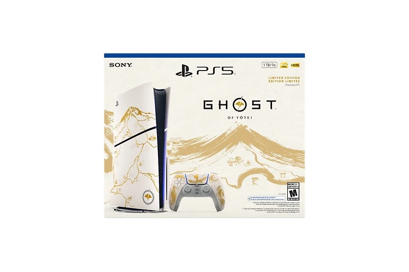 PlayStation 5 Console – Ghost of Yotei Gold Limited Edition Bundle 