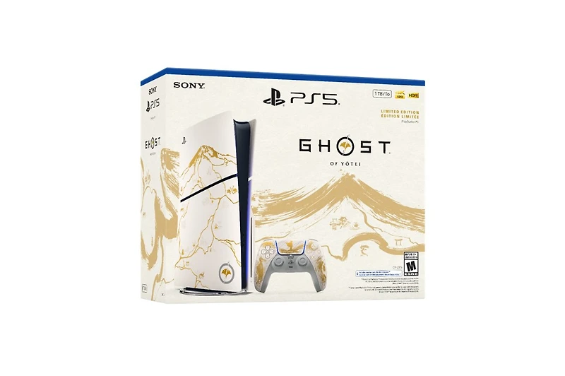 PlayStation 5 Console – Ghost of Yotei Gold Limited Edition Bundle 