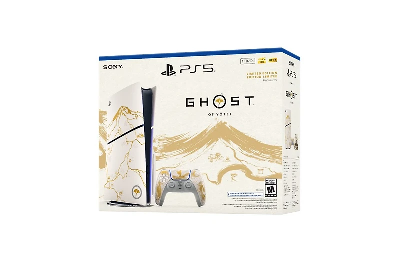 PlayStation 5 Console – Ghost of Yotei Gold Limited Edition Bundle 