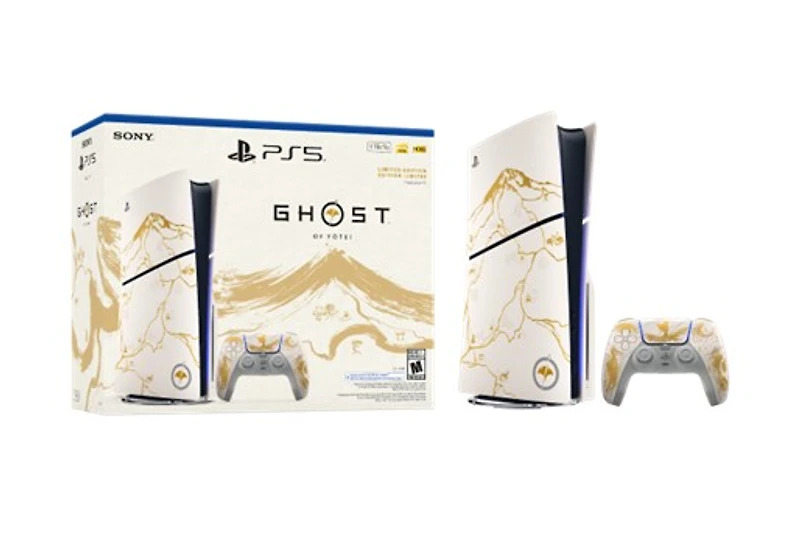 PlayStation 5 Console – Ghost of Yotei Gold Limited Edition Bundle 