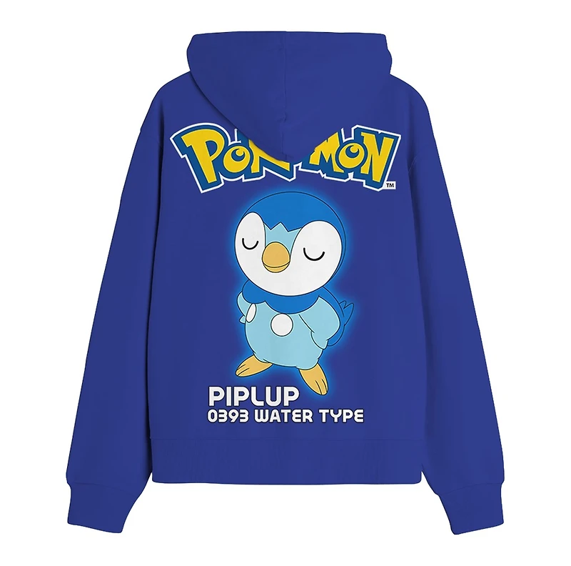 Pokemon Piplup Blue Hoodie