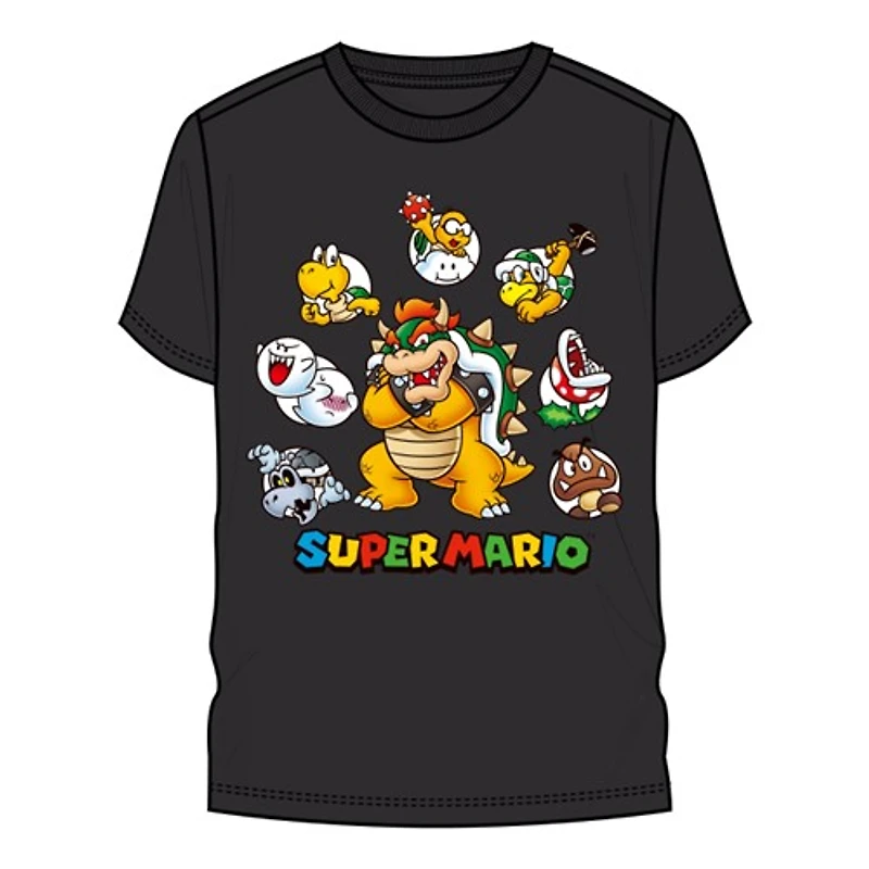 Bowser de Super Mario Bros avec ses Minions