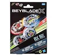 Beyblade X Tackle Goat 2-70N & Sword Dran 3-60F Dual Pack Set 
