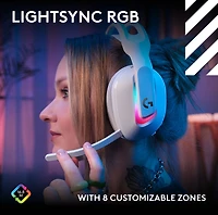 Logitech A20 X Lightspeed Wireless Headset With Playsync Audio – Blanc 