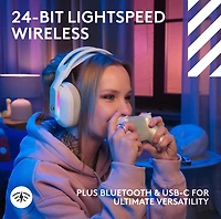 Logitech A20 X Lightspeed Wireless Headset With Playsync Audio – Blanc 