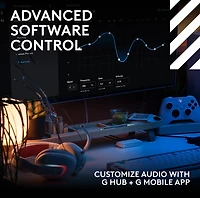 Logitech A20 X Lightspeed Wireless Headset With Playsync Audio – Blanc 