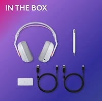 Logitech A20 X Lightspeed Wireless Headset With Playsync Audio – Blanc 