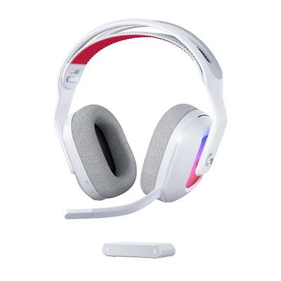 Logitech A20 X Lightspeed Wireless Headset With Playsync Audio – Blanc 