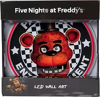 Five Nights At Freddys Wall Art with LED Lights 