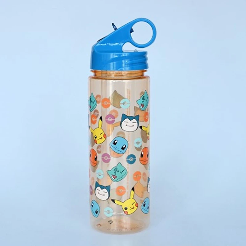 Pokemon Character Heads and Pokeballs Waterbottle