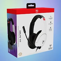 Nintendo Switch 2 Airlite Fit Headset - Black & White 