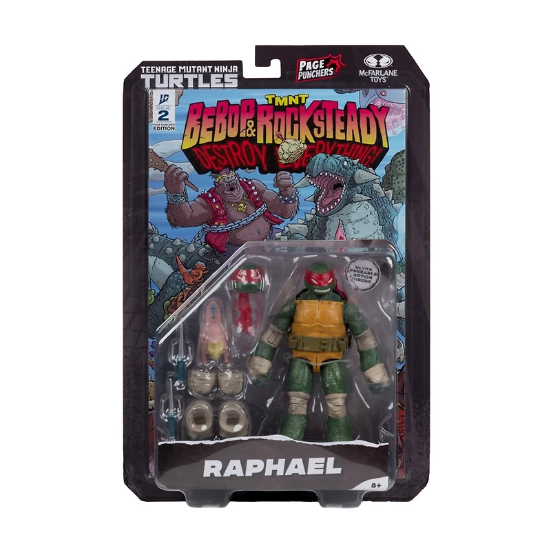 Teenage Mutant Ninja Turtles (Page Punchers) Raphael 5-Inch Action Figure with Comic