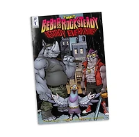 Teenage Mutant Ninja Turtles (Page Punchers) Rocksteady 5-Inch Action Figure with Comic