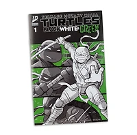 Teenage Mutant Ninja Turtles (Page Punchers) Leonardo (Black, White & Green) 5-Inch Action Figure with Comic McFarlane Toys Red Platinum Edtion