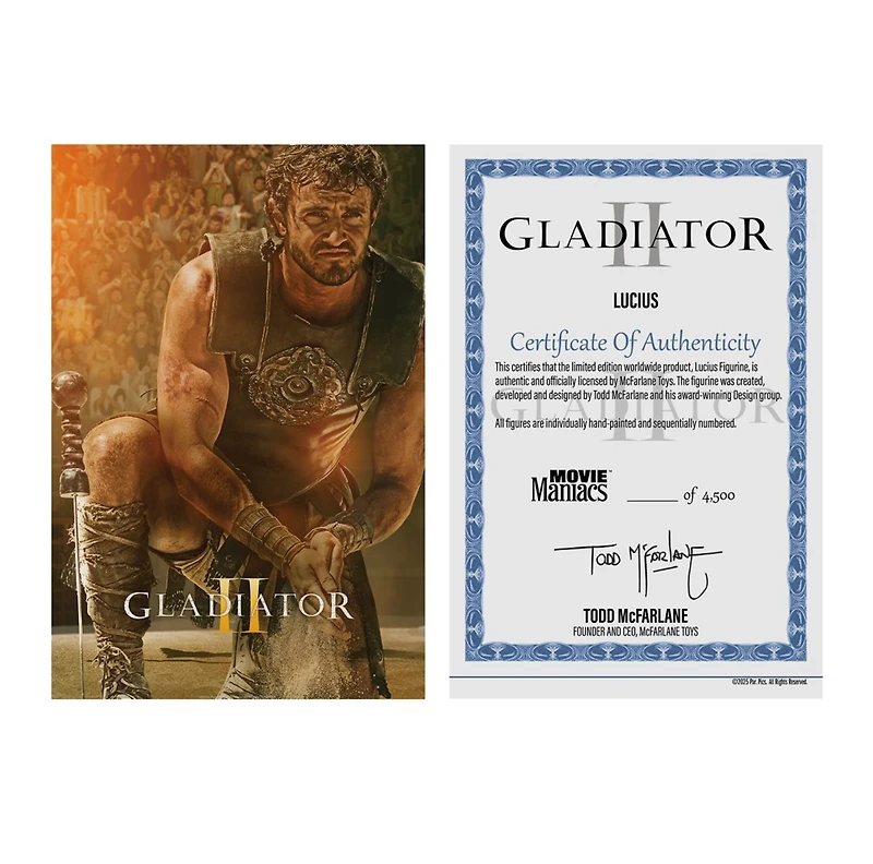 Lucius (Gladiator II) 6-Inch Posed Figure