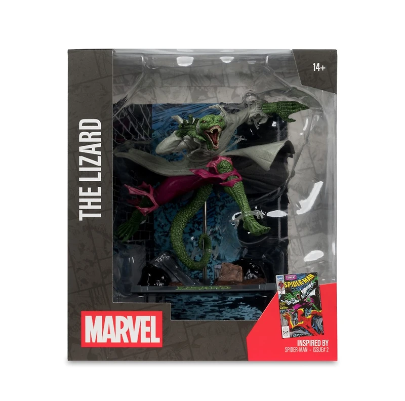 Marvel The Lizard 1:10th Scale Collectible with Scene (SPIDER-MAN #2)