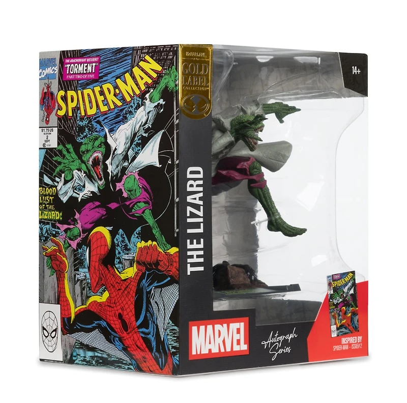 Marvel The Lizard 1:10th Scale Collectible (Spider-Man #2) Autograph Series Gold Label