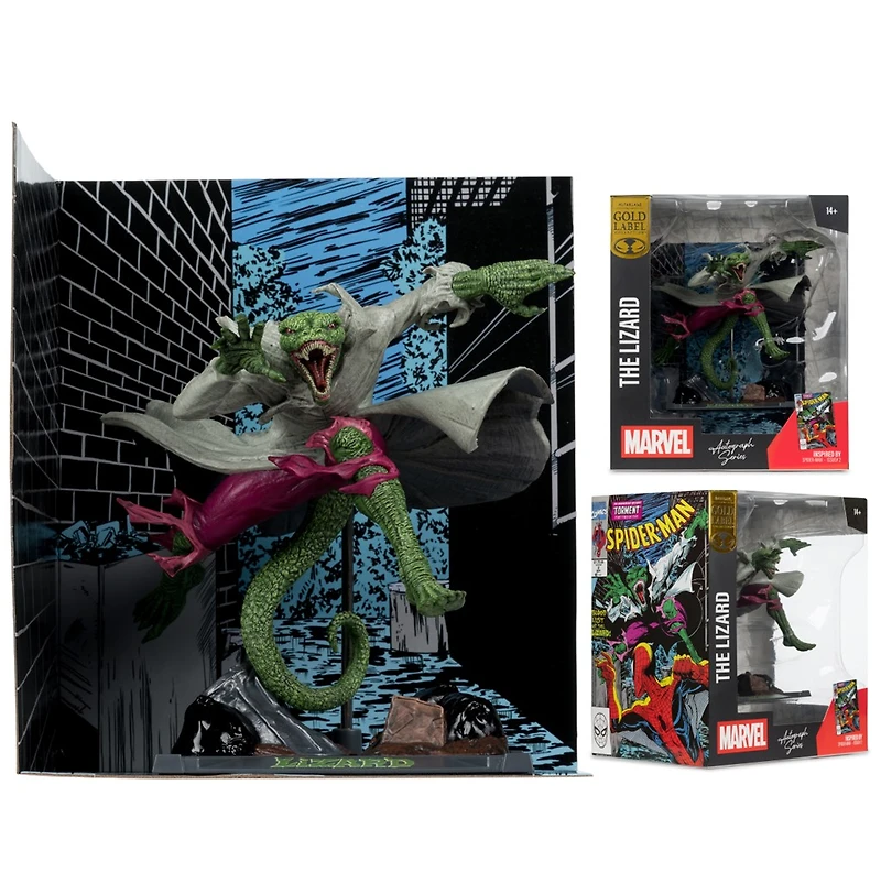 Marvel The Lizard 1:10th Scale Collectible (Spider-Man #2) Autograph Series Gold Label