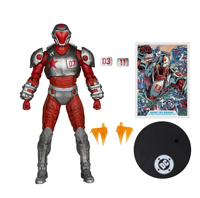DC Multiverse Rocket Red Brigade (Justice League: Generation Lost) 7-Inch Action Figure