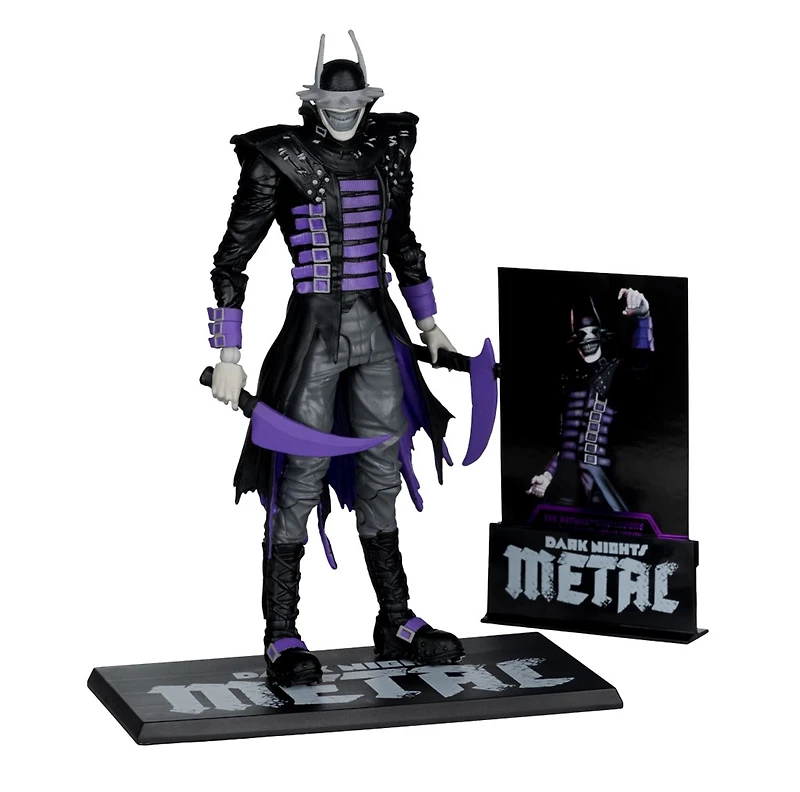 DC Multiverse The Batman Who Laughs Black and White Accent Edition Gold Label 7-Inch Action Figure 