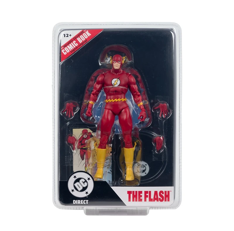DC Direct Page Punchers The Flash Barry Allen (The Flash #123) 7-Inch Action Figure with Comic