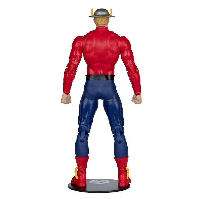 DC Direct Page Punchers The Flash Jay Garrick (The Flash #123) 7-Inch Action Figure with Comic Red Platinum Edition