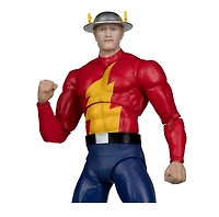 DC Direct Page Punchers The Flash Jay Garrick (The Flash #123) 7-Inch Action Figure with Comic Red Platinum Edition