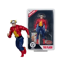 DC Direct Page Punchers The Flash Jay Garrick (The Flash #123) 7-Inch Action Figure with Comic Red Platinum Edition
