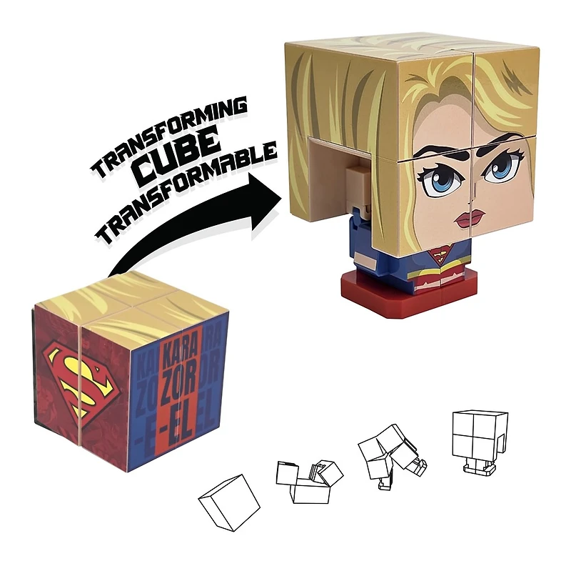 Qubi Superman (DC Comics) Transforming Cube Assortie – Une variation choisie au hasard