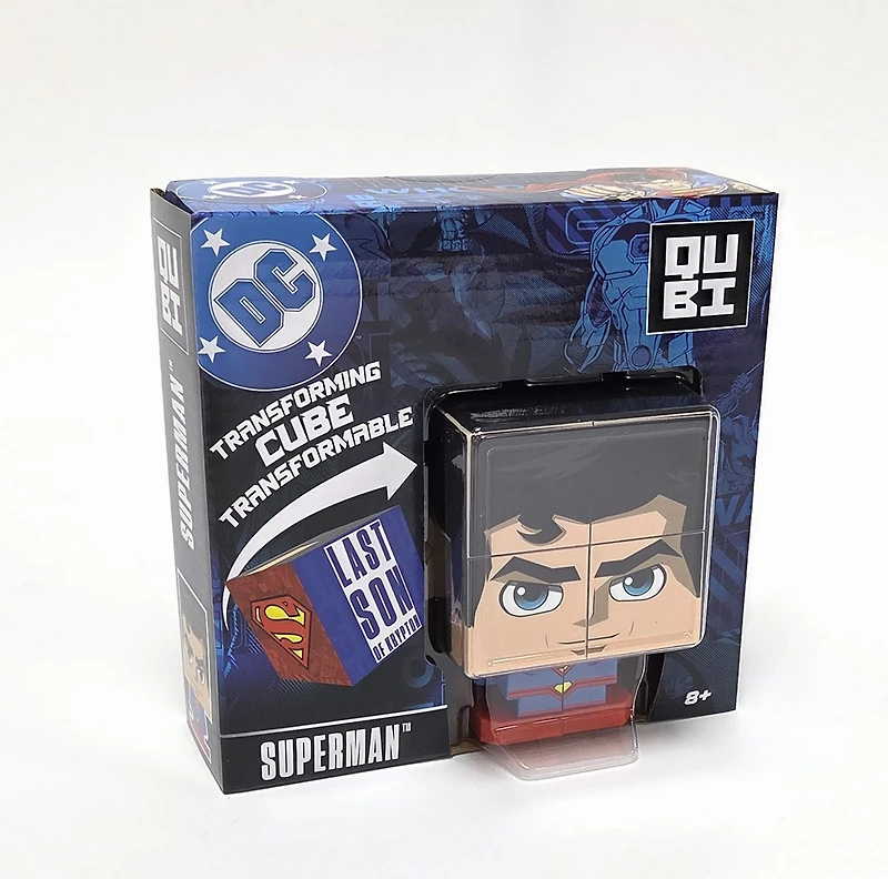 Qubi Superman (DC Comics) Transforming Cube Assortie – Une variation choisie au hasard