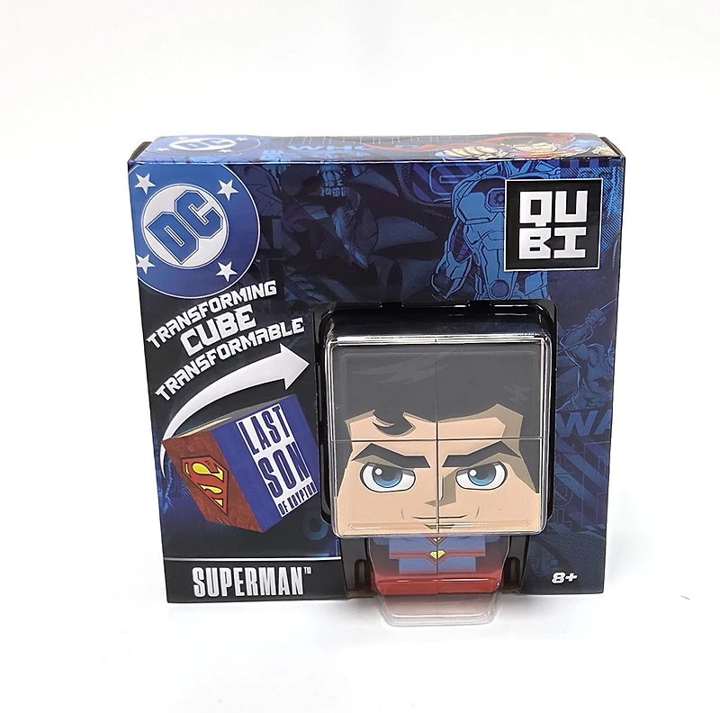 Qubi Superman (DC Comics) Transforming Cube Assortie – Une variation choisie au hasard