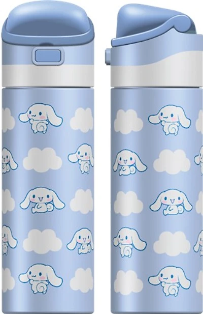 Bouteille d'eau Sanrio Cinnamoroll bleue en acier inoxydable