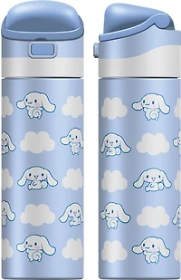 Bouteille d'eau Sanrio Cinnamoroll bleue en acier inoxydable