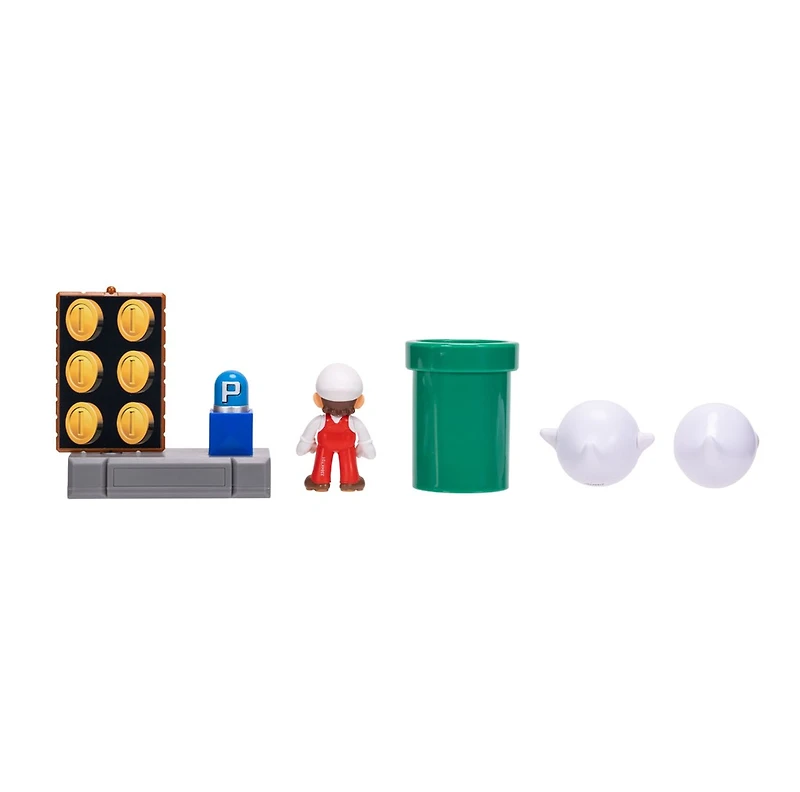 Super Mario 2.5-Inch Spinning Spirit House Diorama